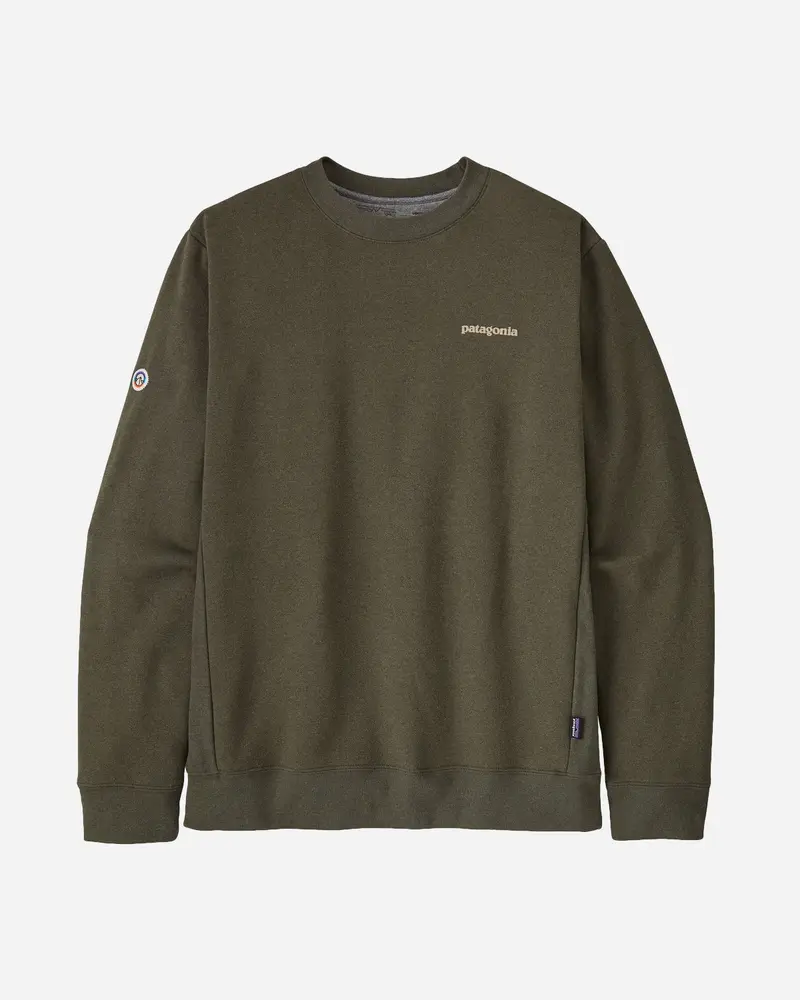 Fitz Roy Icon Uprisal Crew Sweatshirt - Basin Green