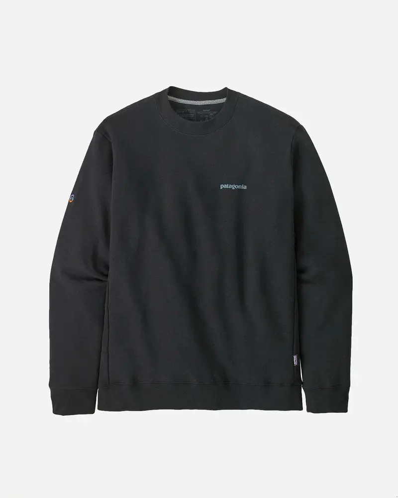 Fitz Roy Icon Uprisal Crew Sweatshirt - Ink Black