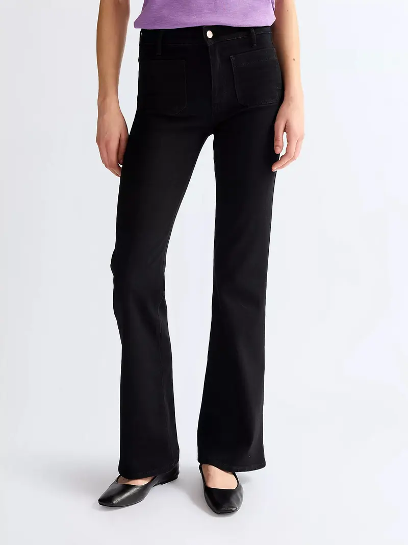 Flare Jeans Retro Black