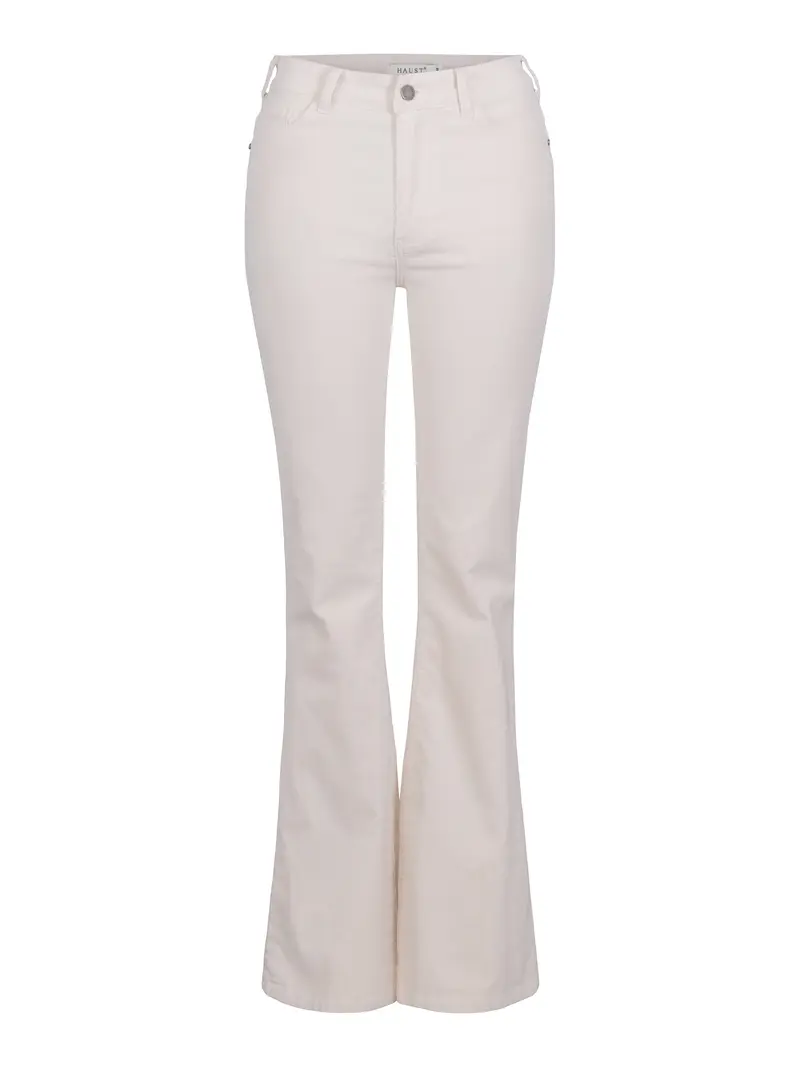 Flared cord trouser Ecry