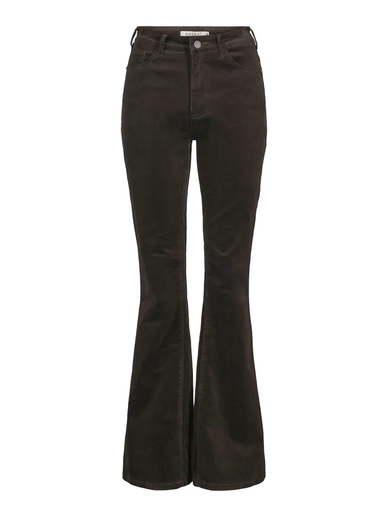 Flared cord trouser Olive