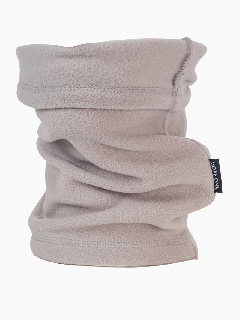 Fleece hals unisex Beige