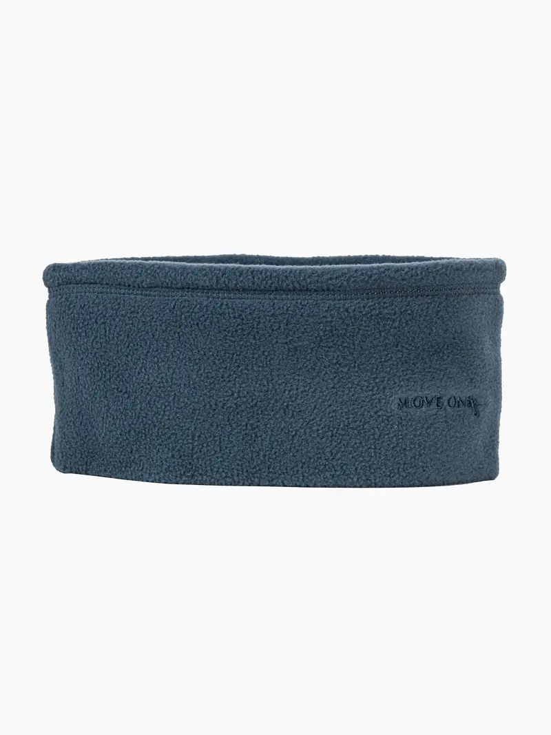 Fleece pannebånd unisex Iron Blue