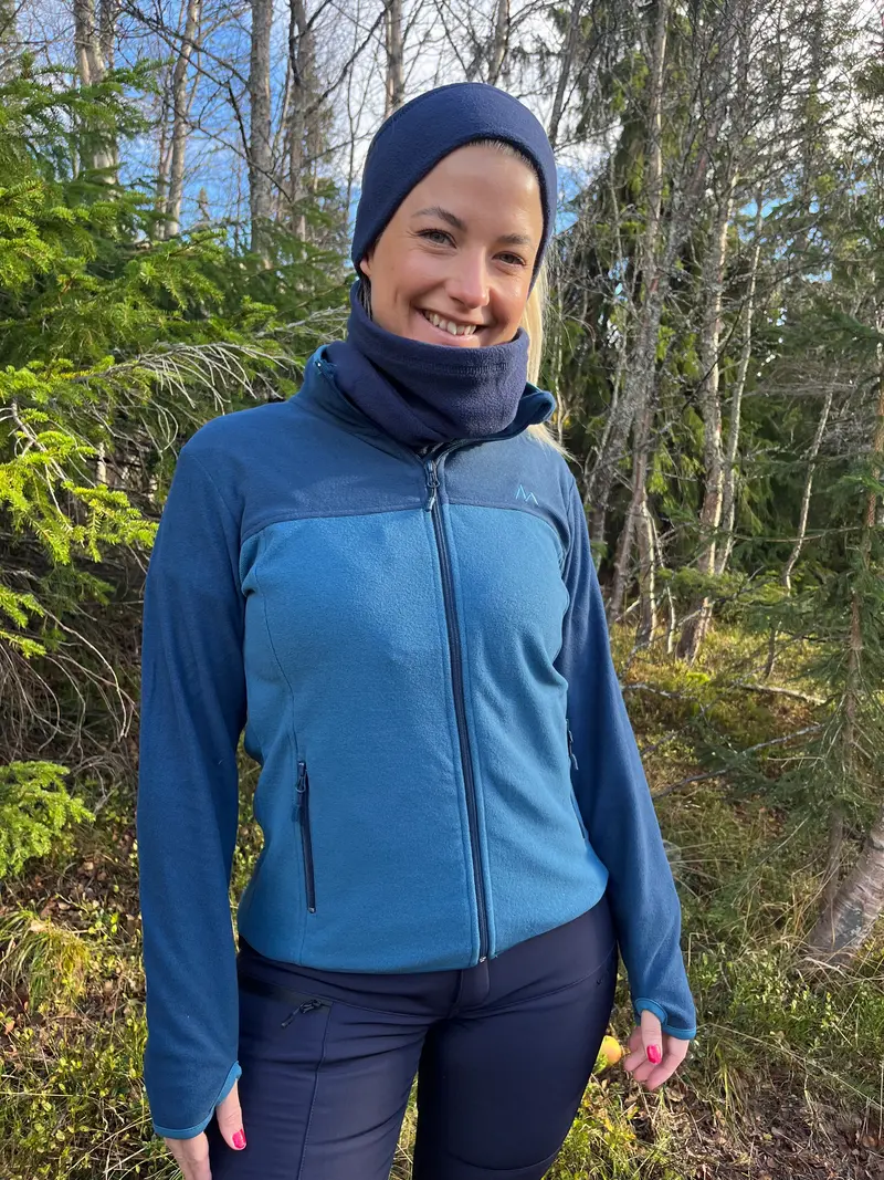 Fleece pannebånd unisex Marine