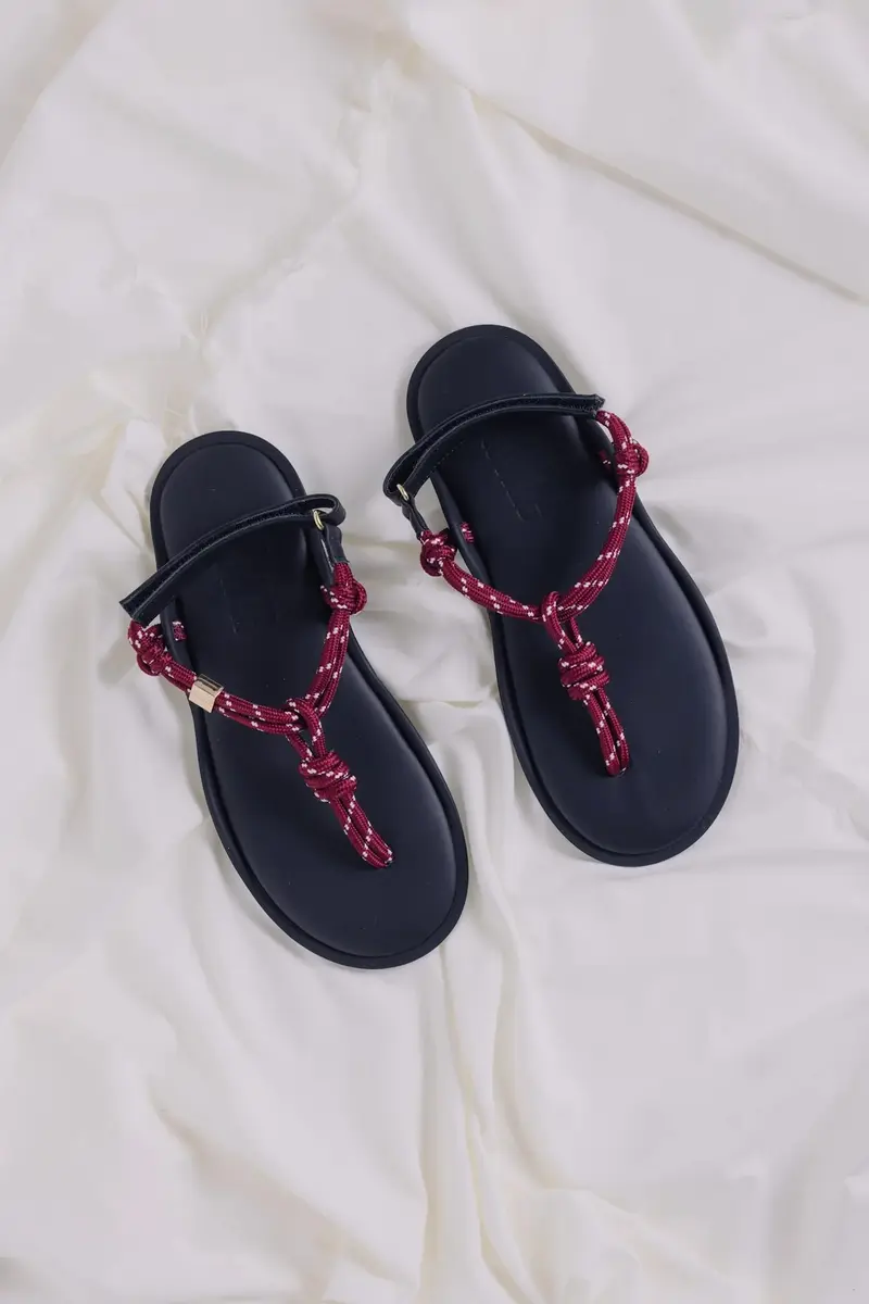 Flò Rope Sandal Bordeaux