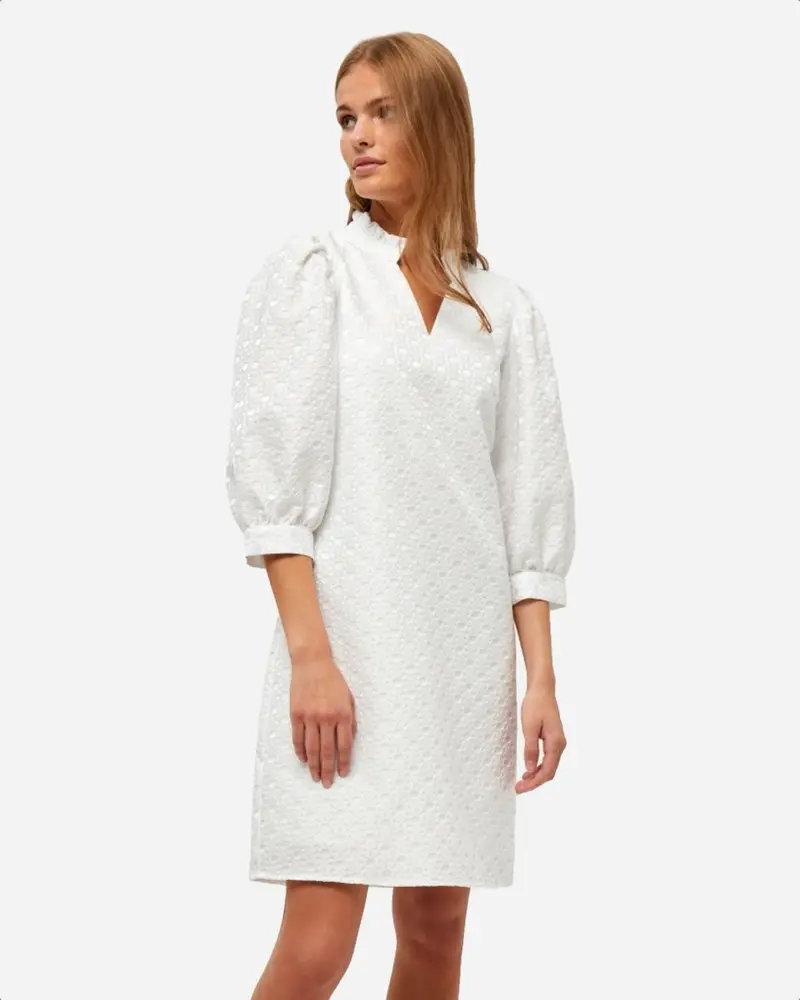 Flora Dress - Cloud dancer