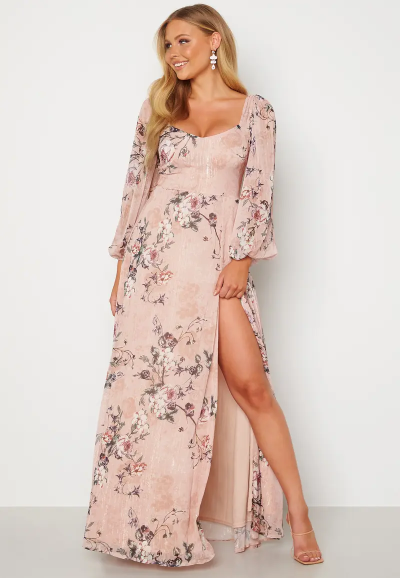 Floral Long Sleeve Maxi Dress
