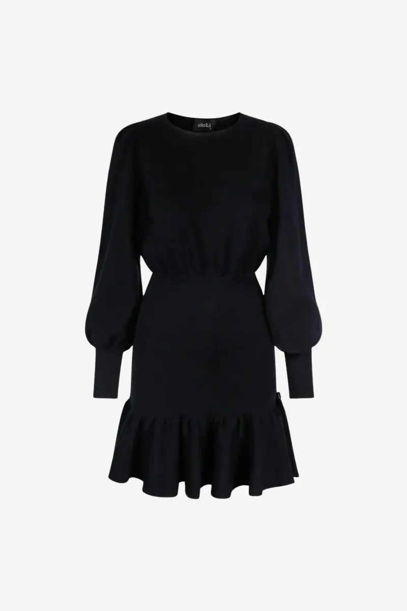 Florence Merino Dress Black