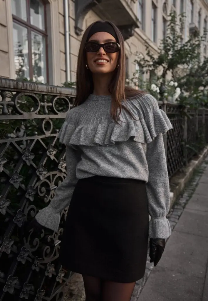 Flounce Sweater