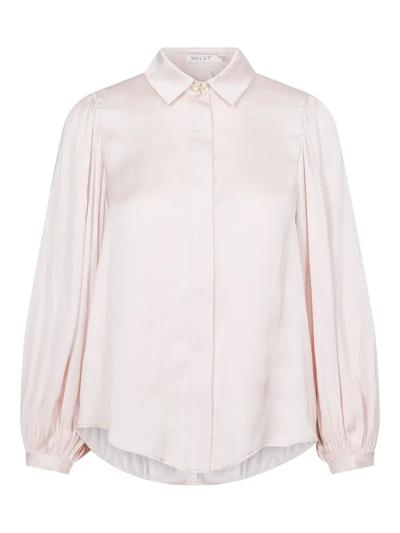 Flower button shirt Champagne