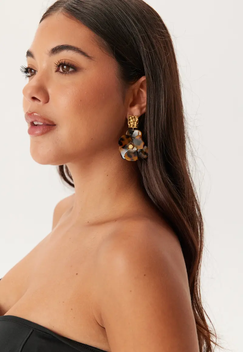 Flower Dream Earring Leopard