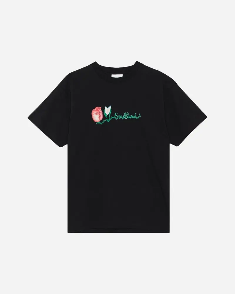 Flower Logo T-shirt - Black