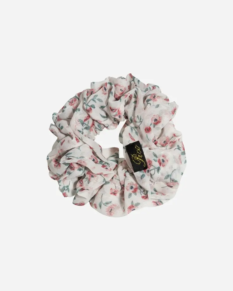 Flower Scrunchie - Rose