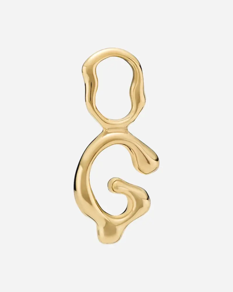Fluent Letter Charm - Gold