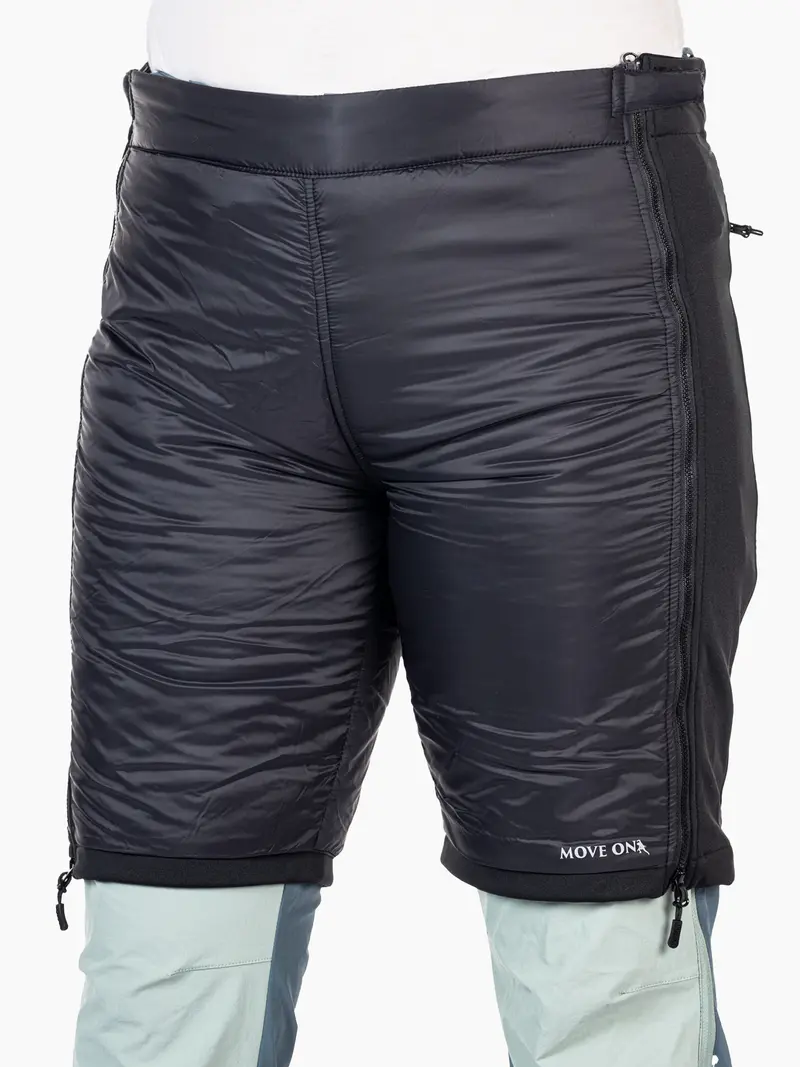 Folda turshorts dame Sort