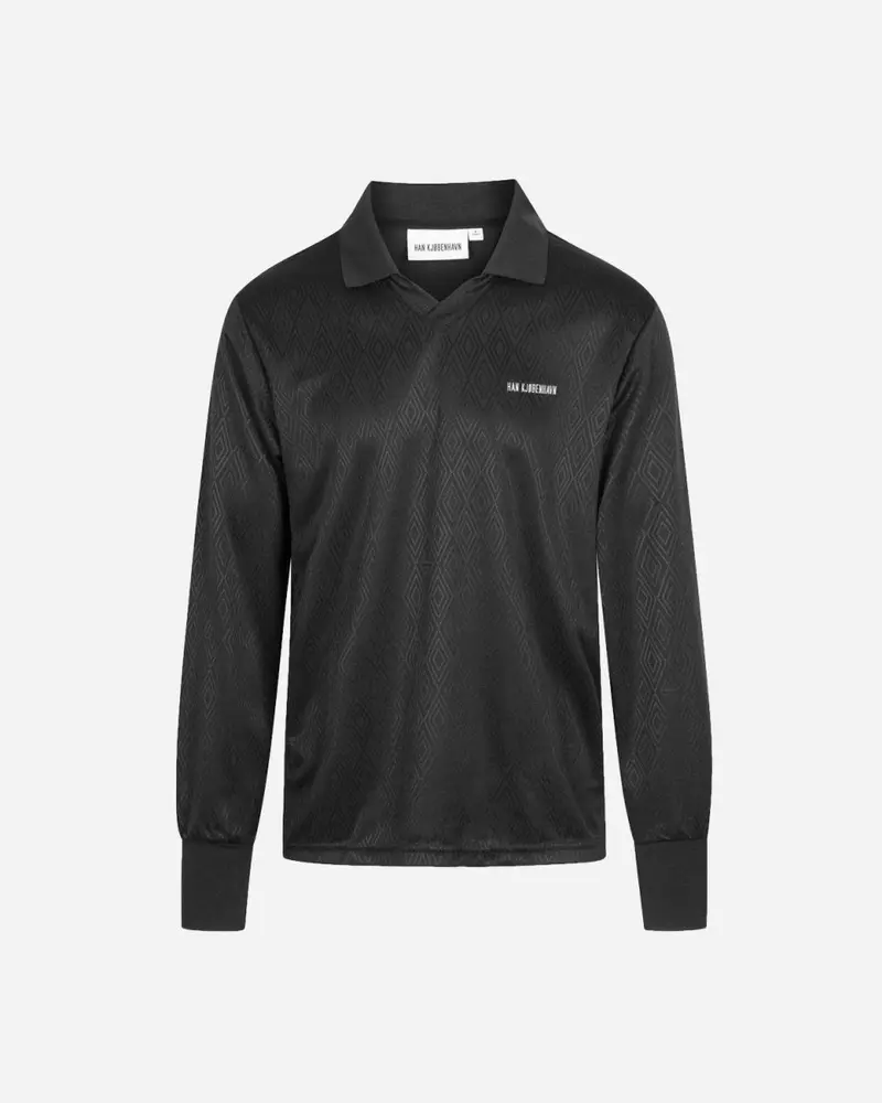 Football Tee Long Sleeve - Black