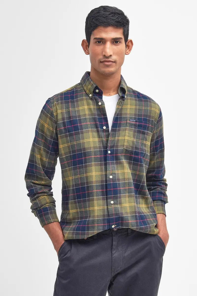 Fortrose Tailored Fit Shirt Classic Tartan