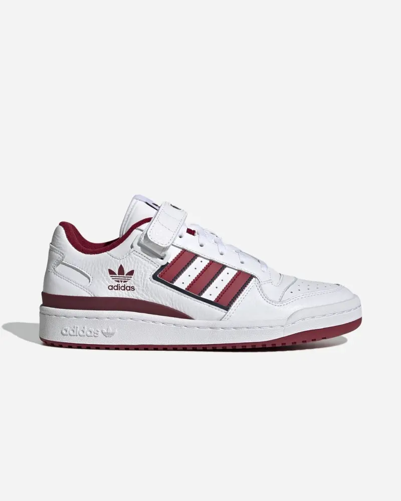 Forum 84 Low - White/Burgundy