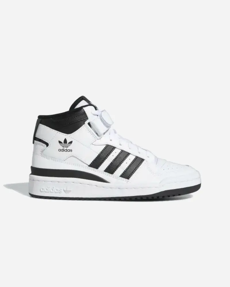 Forum Mid - White/Black