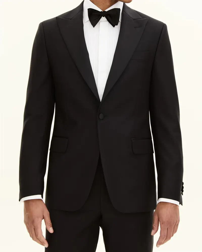 Frampton Regular Fit Microstructure Smokingblazer