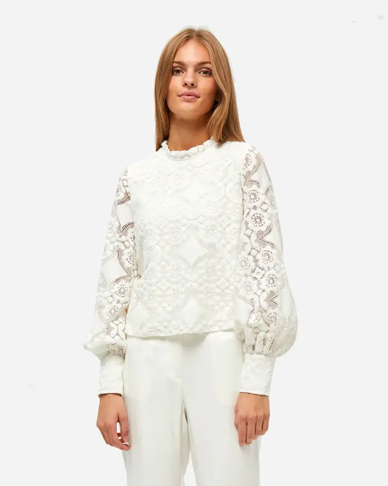 Frida Blouse - Cloud Dancer