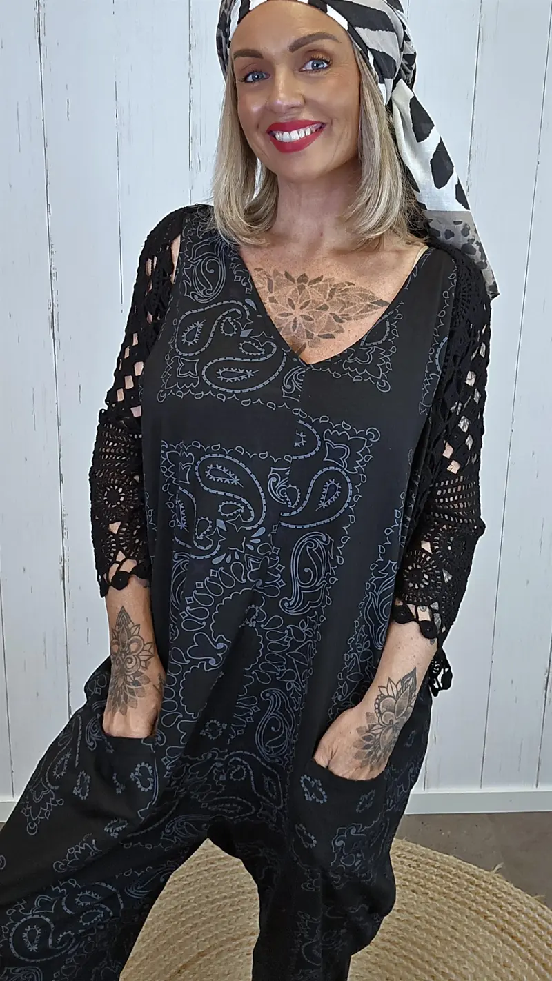 Frida jumpsuit svart