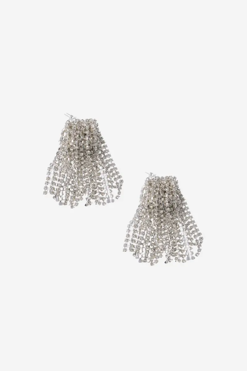 Fringe Earrings Silver
