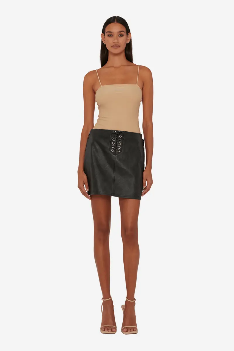 Fringe Mini Skirt