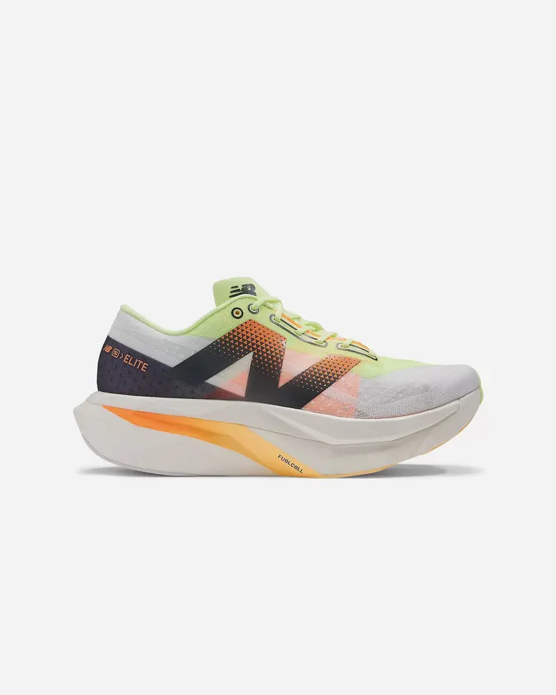 FuelCell SuperComp Elite v4 - White/Bleached Lime Glo