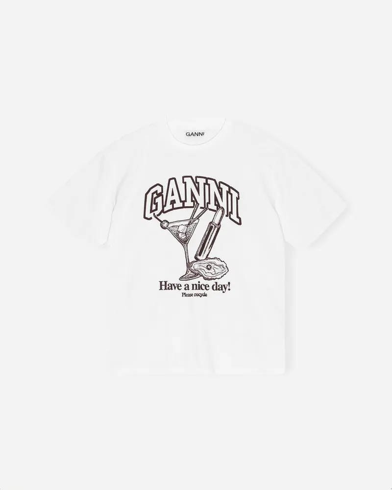Future Heavy Cocktail Drop Shoulder T-shirt - Bright White