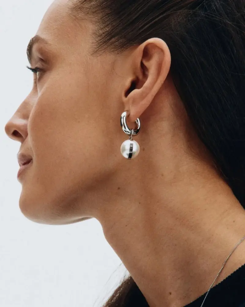 Gabrielle Hoops L Steel