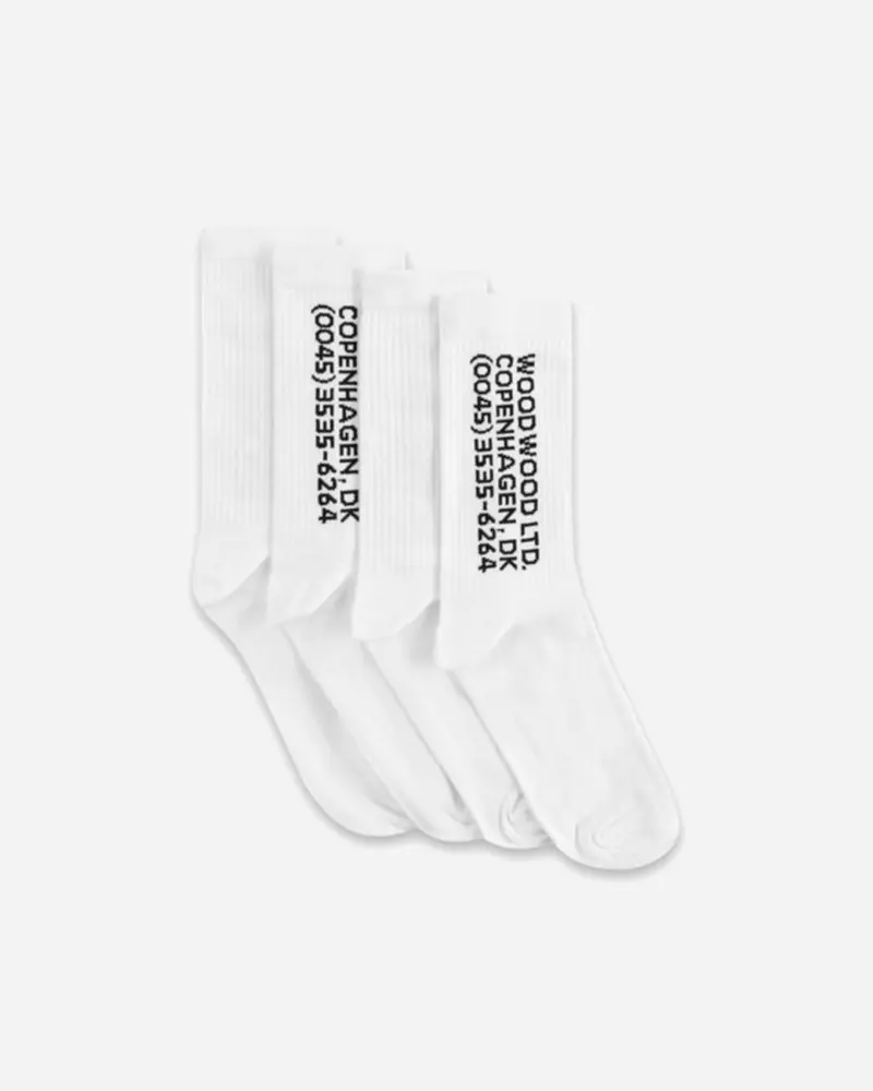 Gail 2-pack Socks - Bright White
