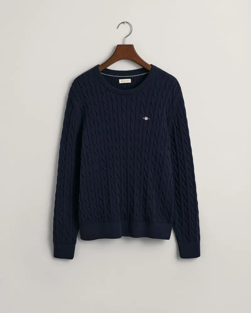 Gant Shield Bomull Kabelstrikk