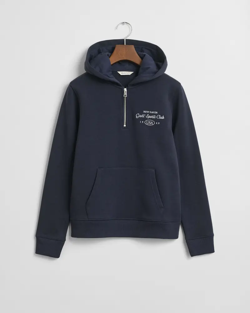 Gant Sport Club Graphic Half-zip Hettegenser