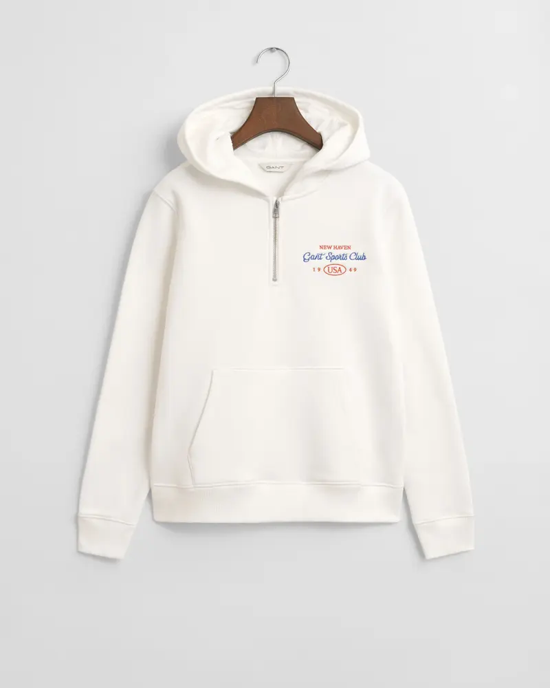 Gant Sport Club Graphic Half-zip Hettegenser