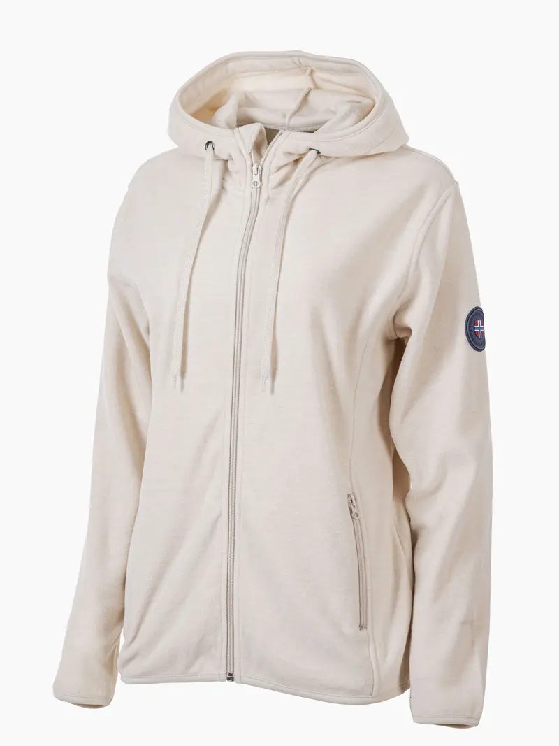 Geilo fleecejakke Dame Offwhite