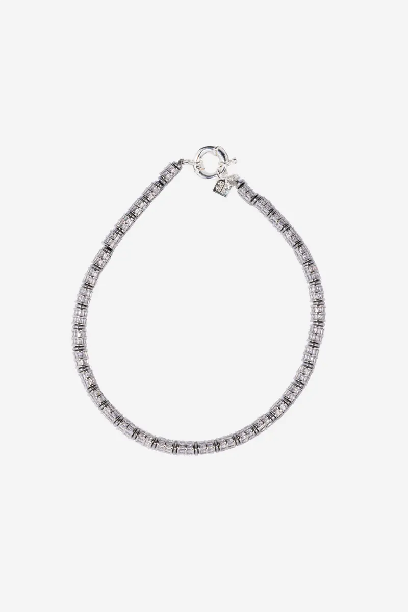 Gemini Necklace Silver