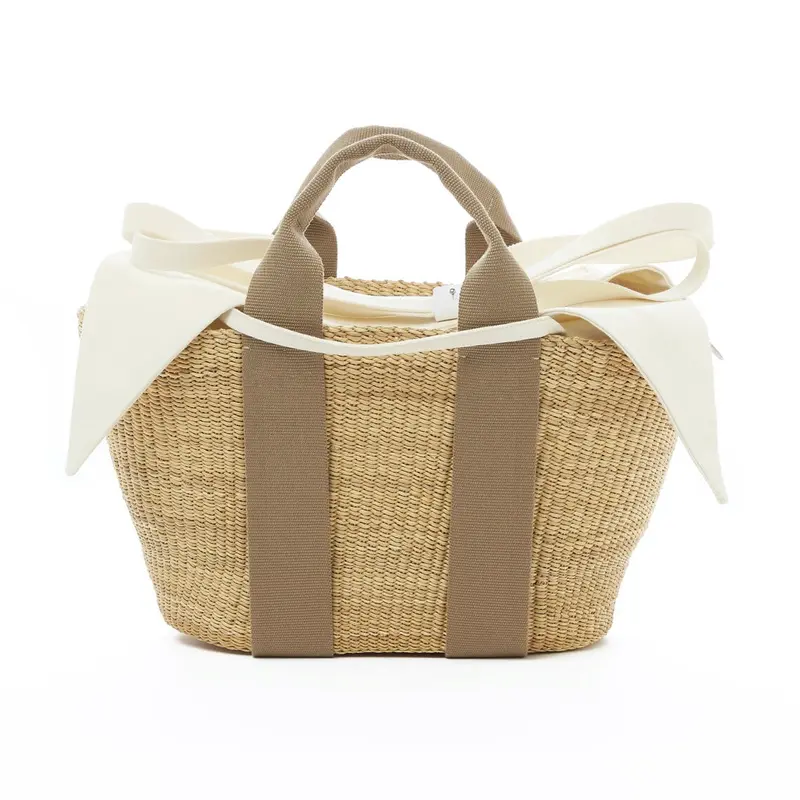 George Straw Bag Natural/Beige