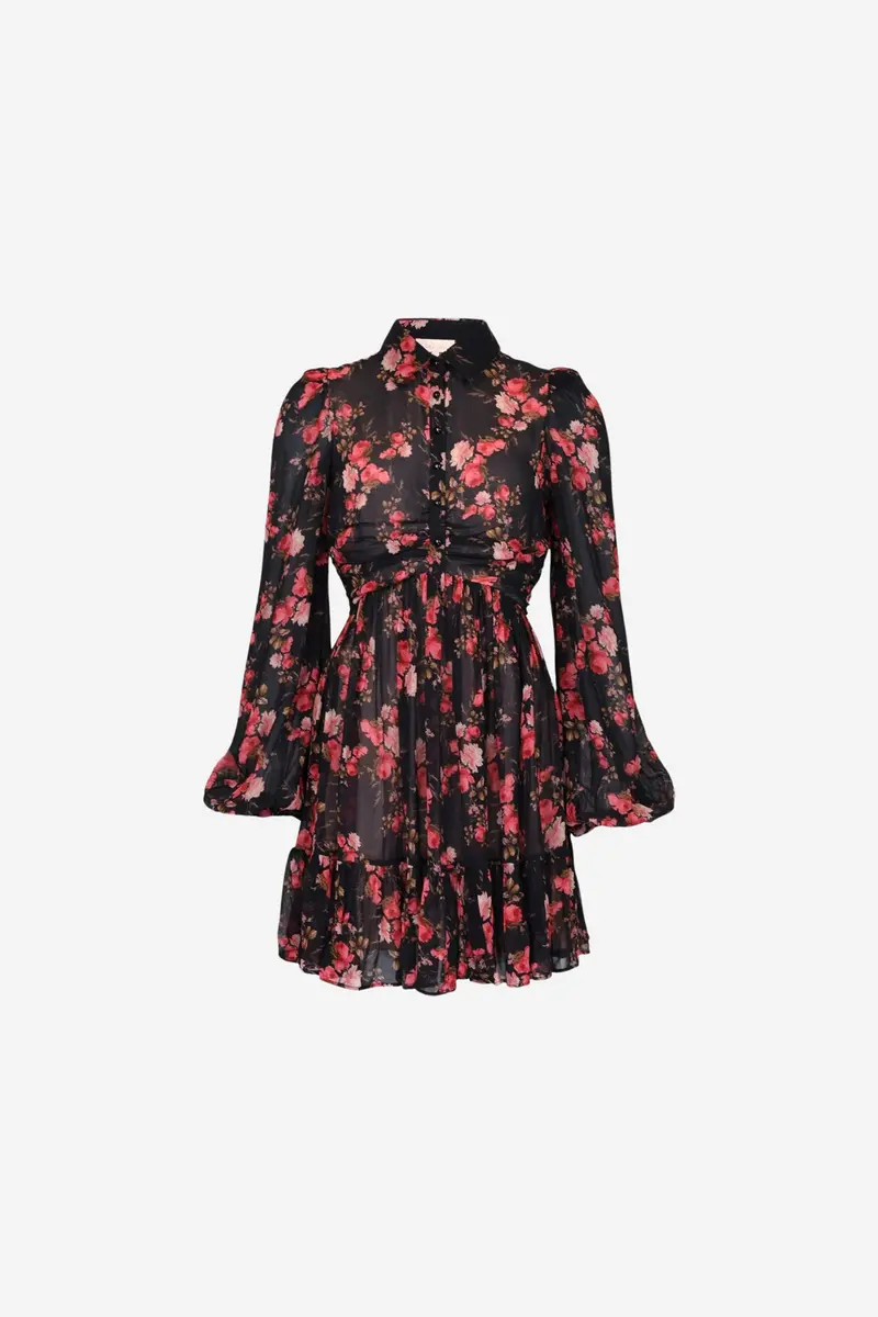 Georgette Mini Dress Romace