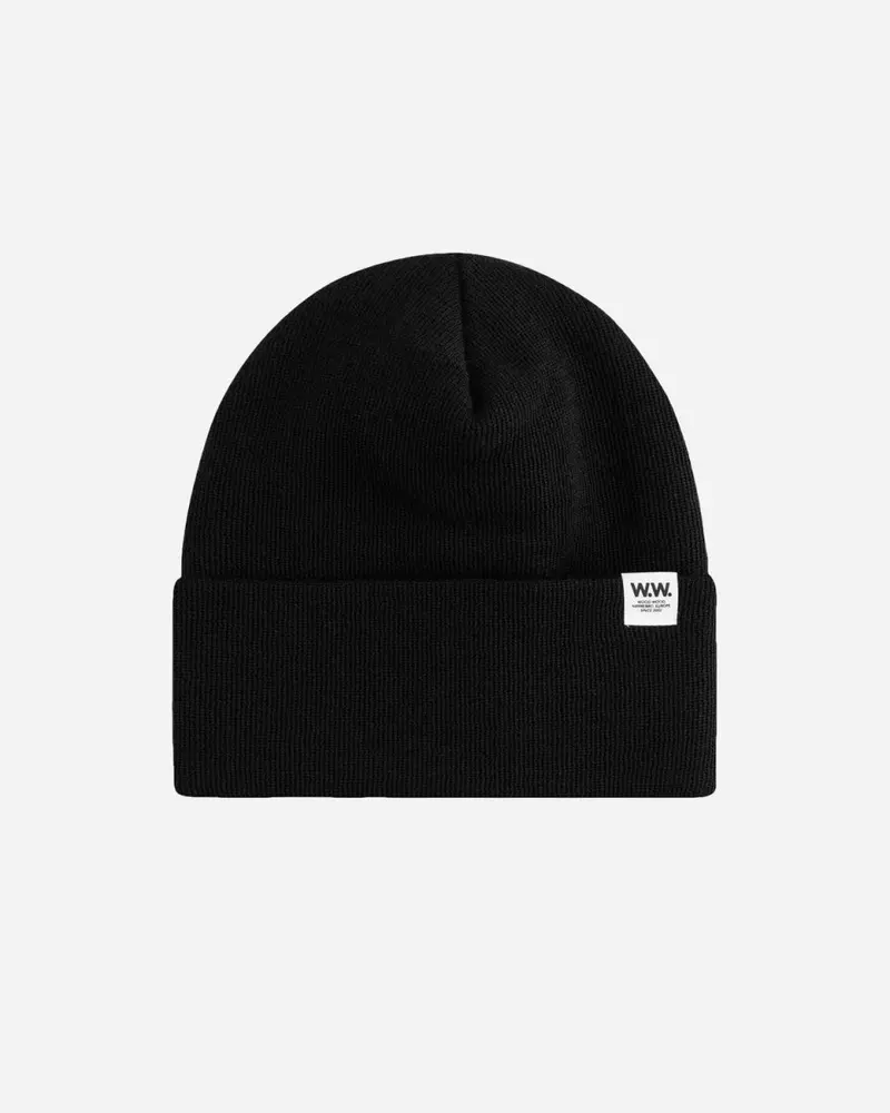 Gerald Tall Beanie - Black