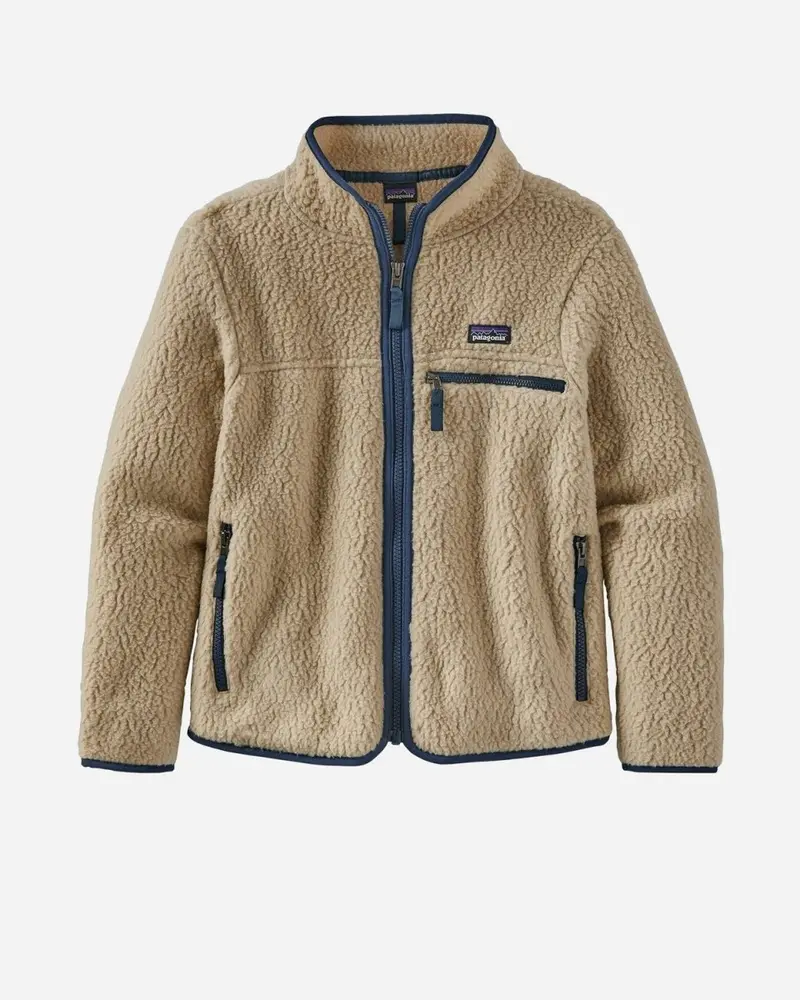 Girls Retro Pile Jacket - El Cap Khaki