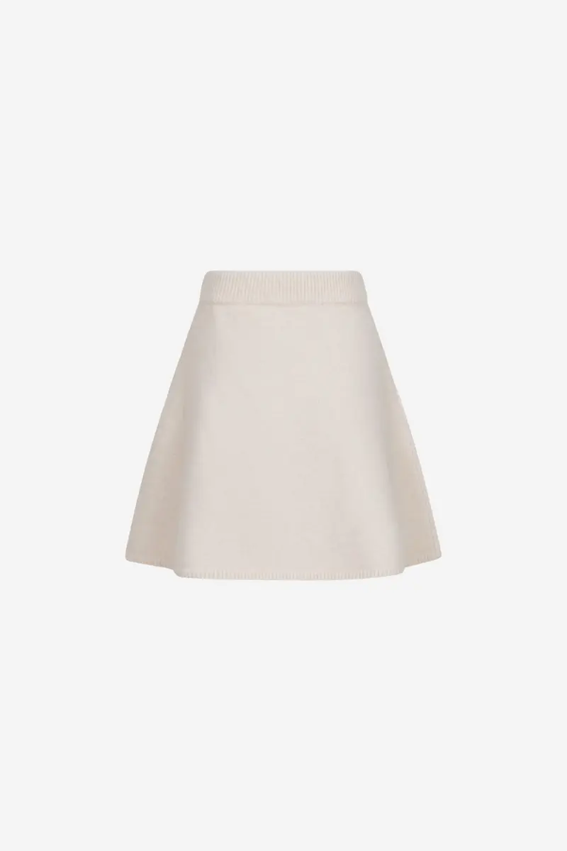 Gisa Knit Skirt Ivory