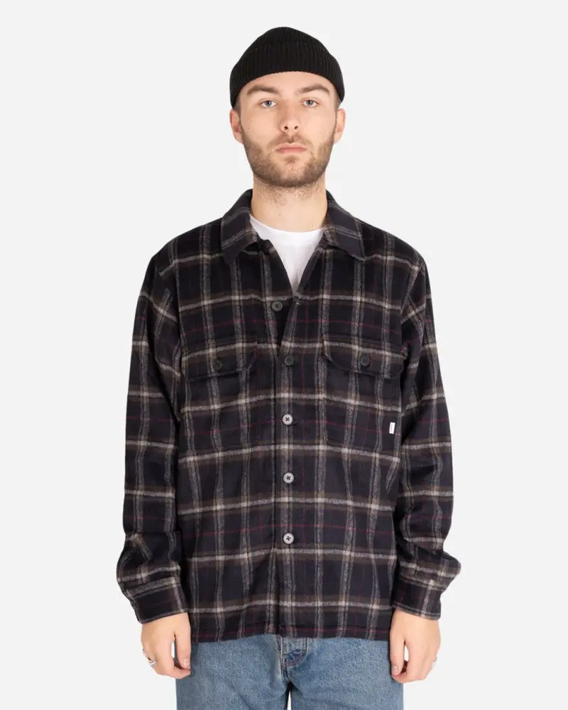 Glixto Check Shirt - Navy