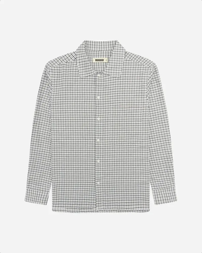 Glixto Check Shirt - Off White