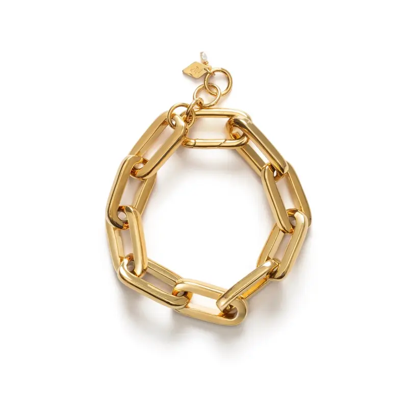 Golden Link Bracelet Gold