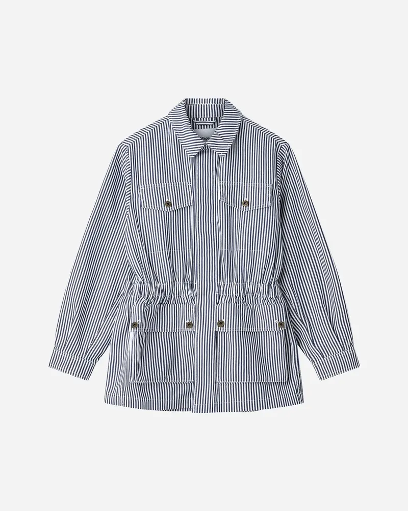 Good Vibes Jacket - Off White/Blue