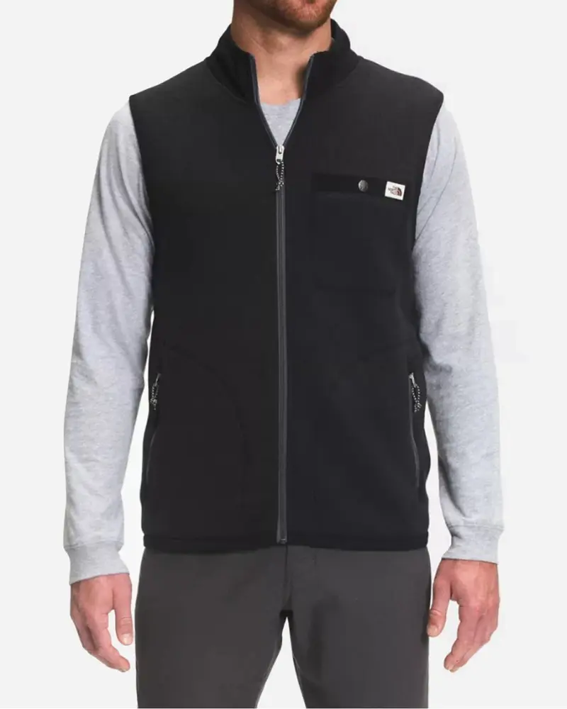 Gordon Lyons Full zip Vest - Black Heather
