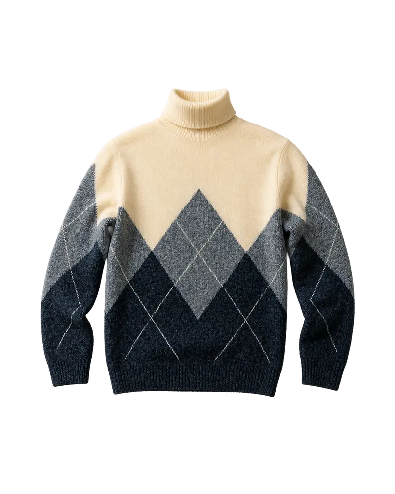 Gran Sasso Super Geelong Rollneck Off White