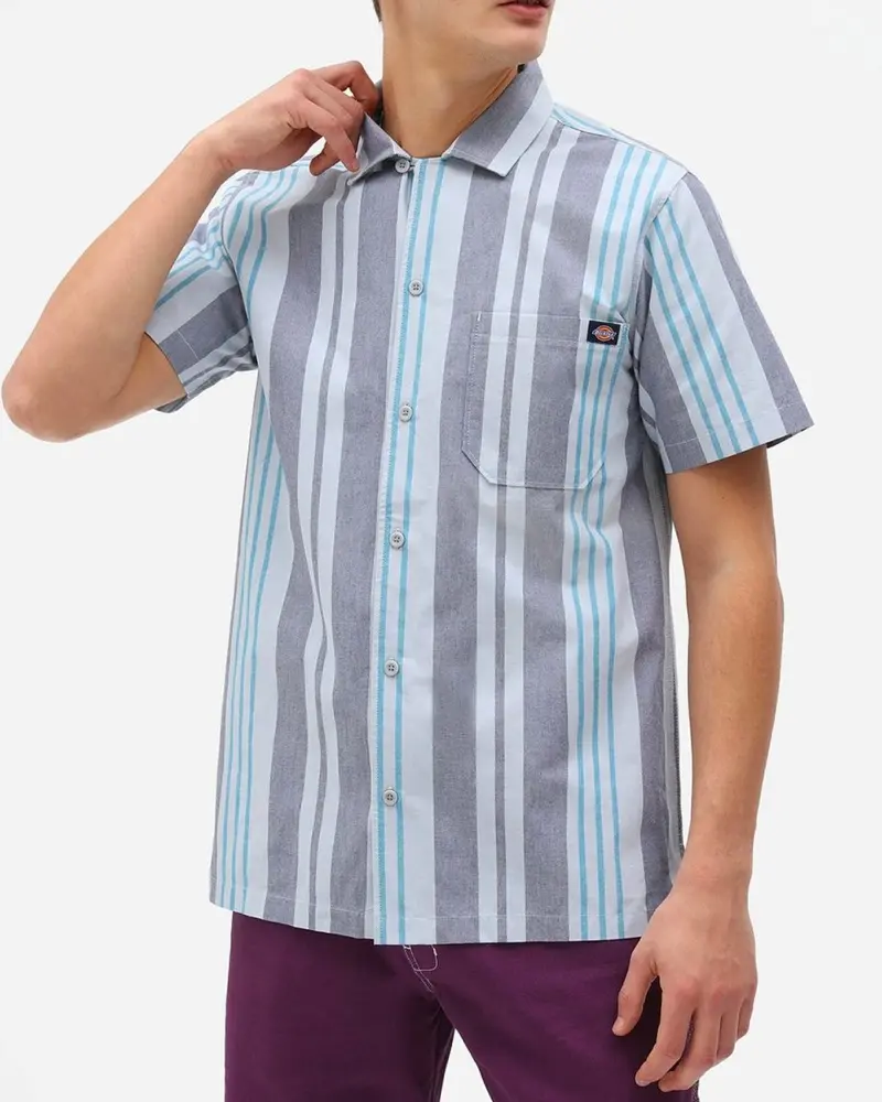 Grove City Shirt - Fog Blue