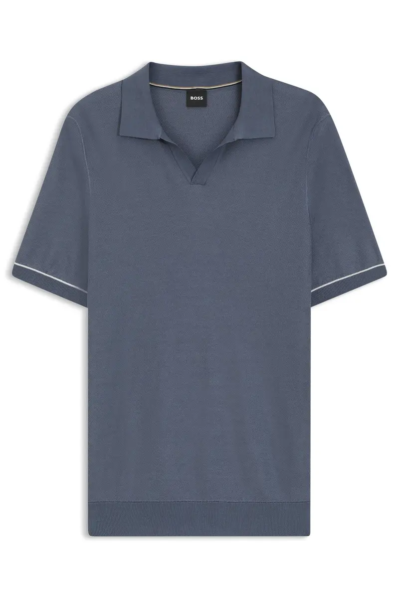 H-Narciso Polo Shirt Open Blue